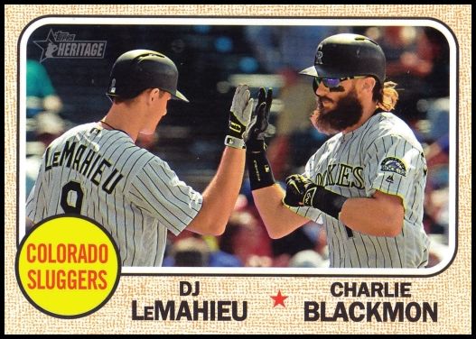 336 DJ LeMahieu Charlie Blackmon